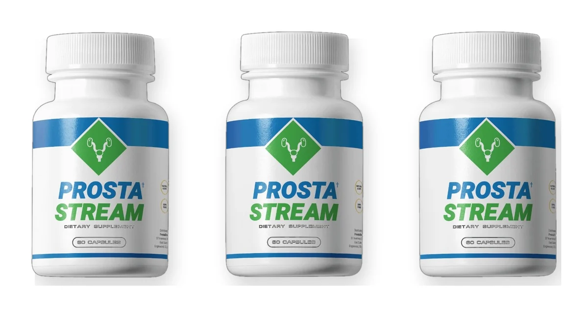 ProstaStream bottle bundle on a clean white background